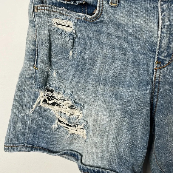 Pilcro and the Letterpress Distressed Denim Jean Shorts - Picture 4 of 5